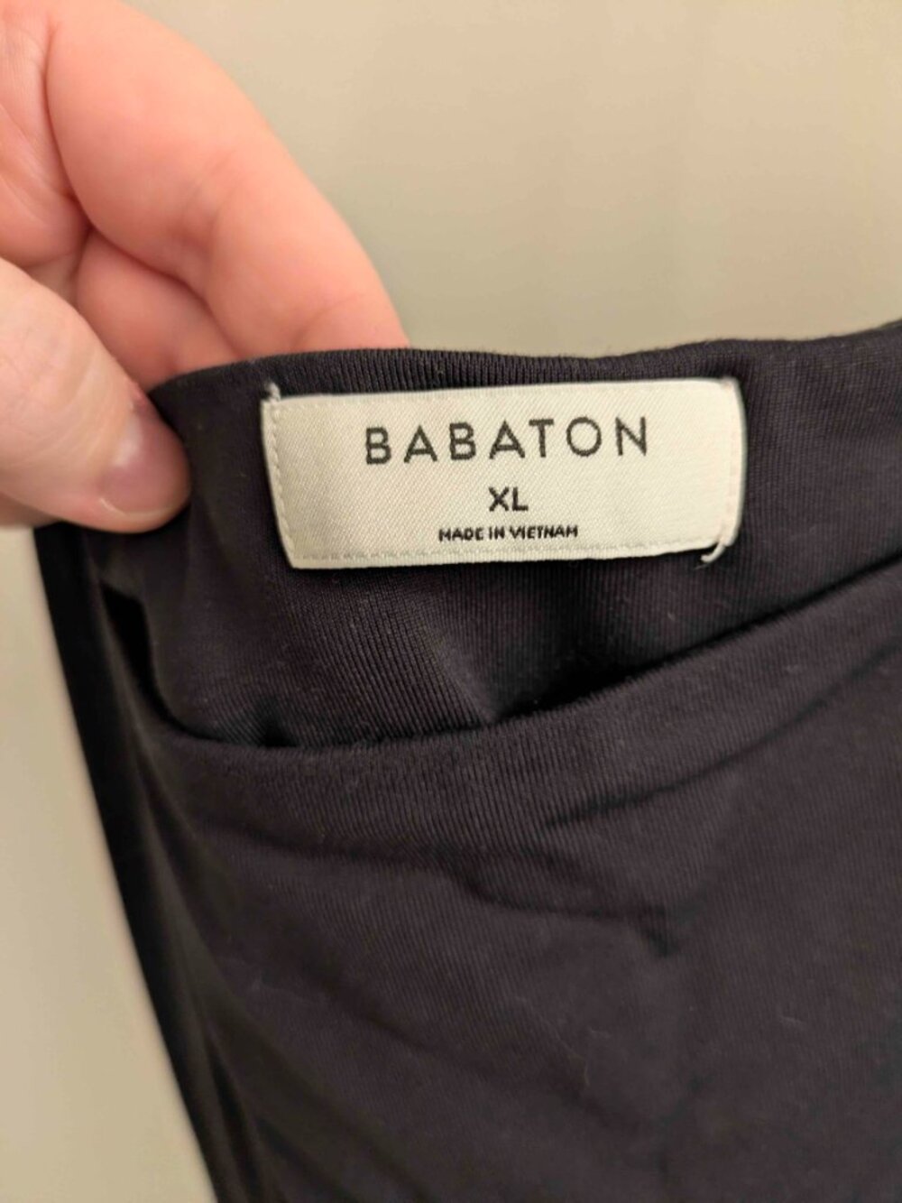 Babaton Contour Black Square-neck Tank Bodysuit XL - Picture 2 of 3